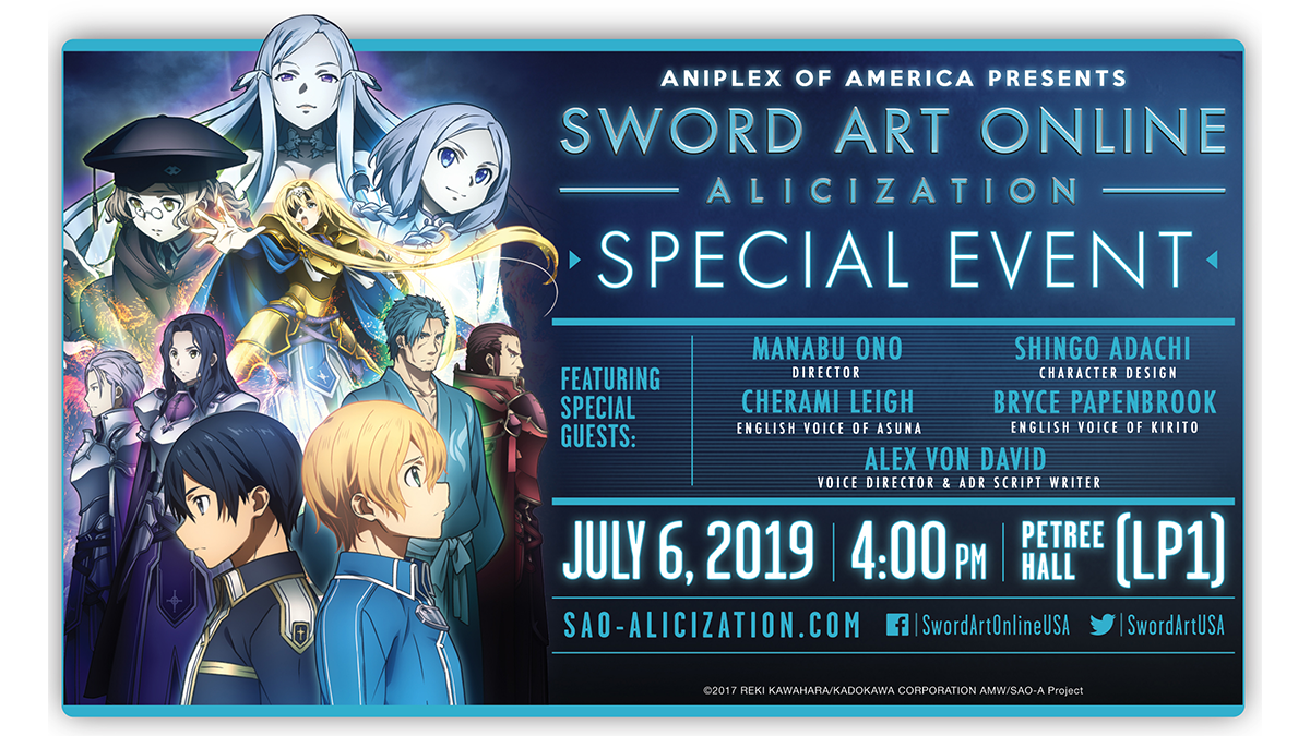 Sword Art Online Alicization Director Manabu Ono And Character Designer Chief Animation Director