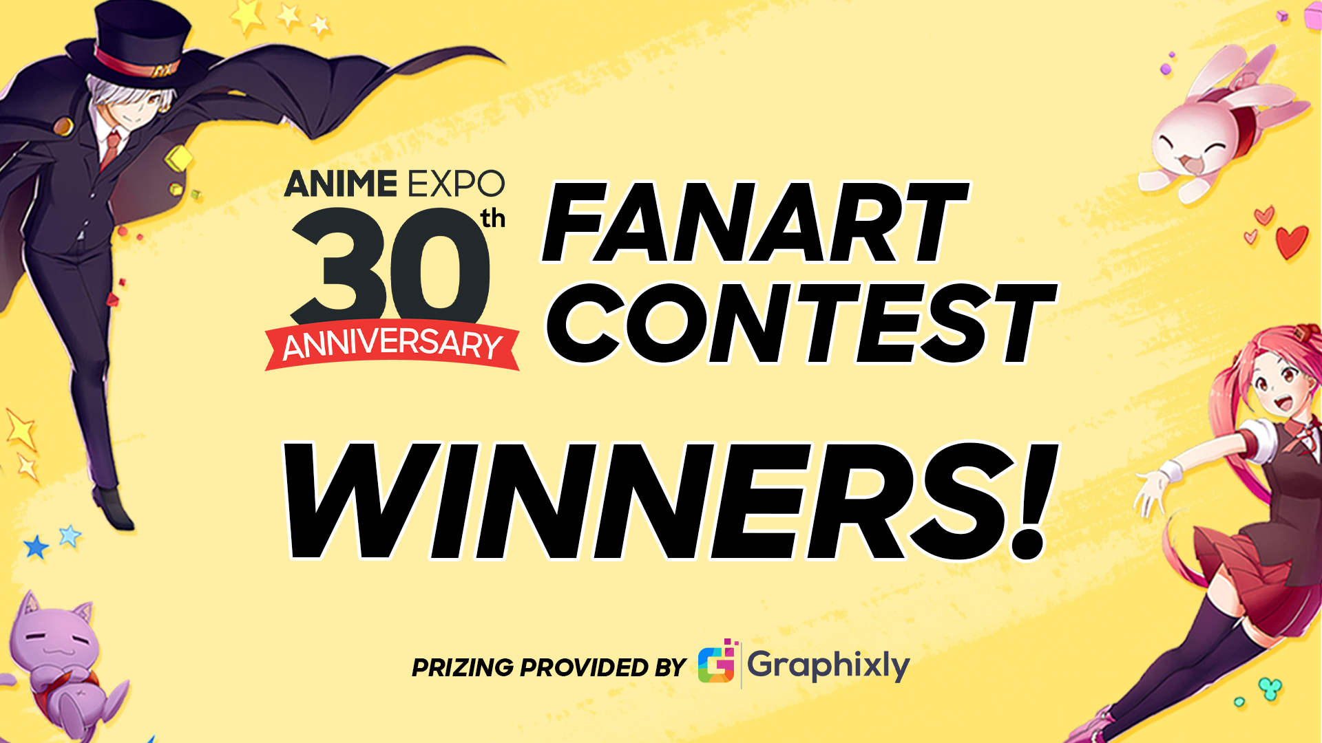 AX 30th Anniversary Fanart Contest Winners! - Anime Expo