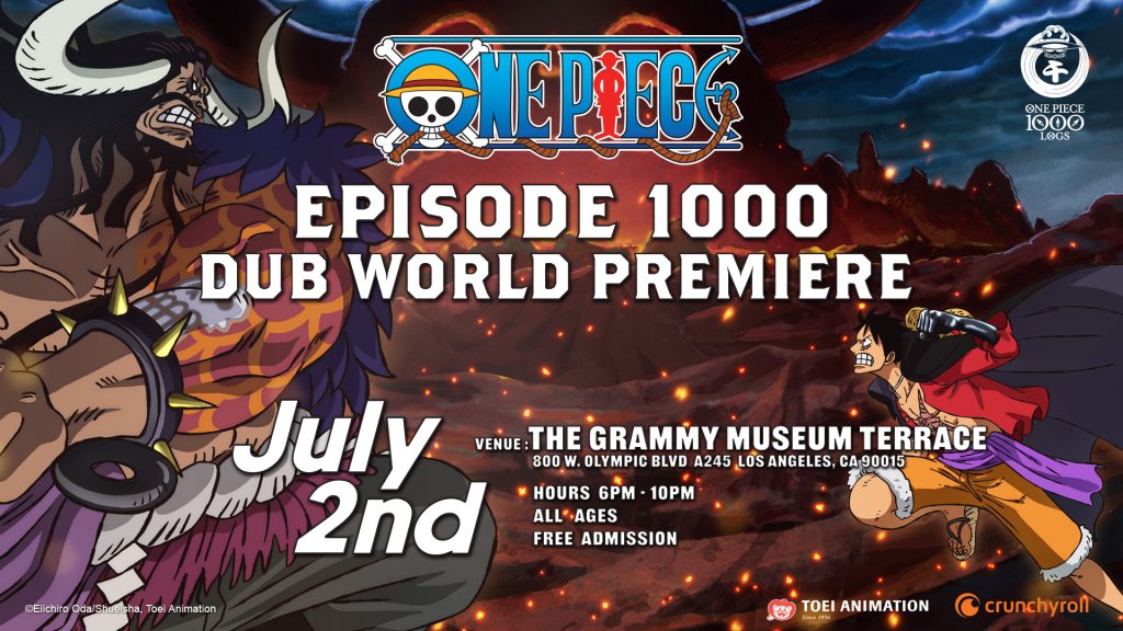 The Ultimate One Piece Surprise: Iconic 1000th Episode Dubbed in English  Set to Rock Anime Expo 2023!