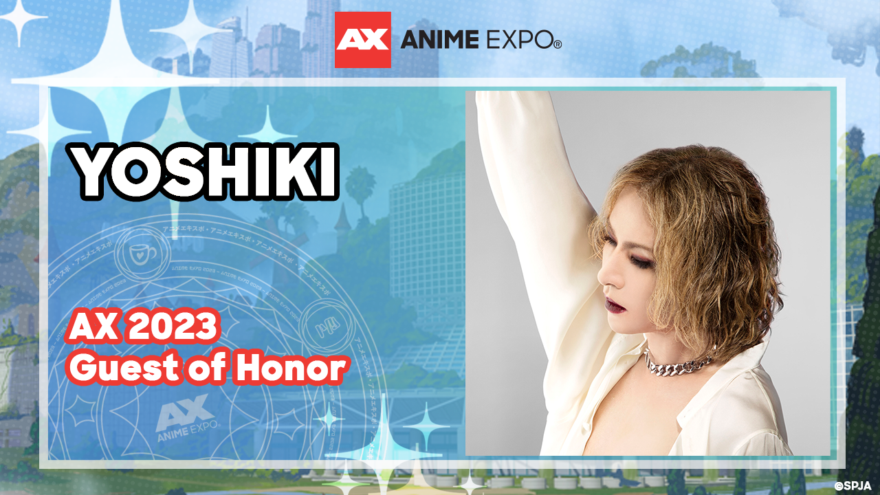 tokyo, japan - april 07 2019: Poster of Yoshiki the Japanese drummer  musician of the Visual rock band X Japan producing the mobile game of anime  idols Stock Photo - Alamy