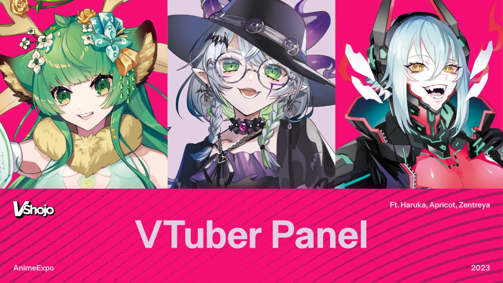 VShojo VTuber Panel with Apricot, Haruka, and Zentreya! Anime Expo