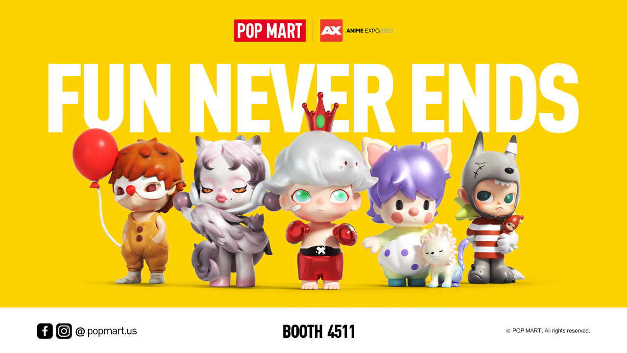 Designer Toy Phenom POP MART Gearing Up for Anime Expo Debut 