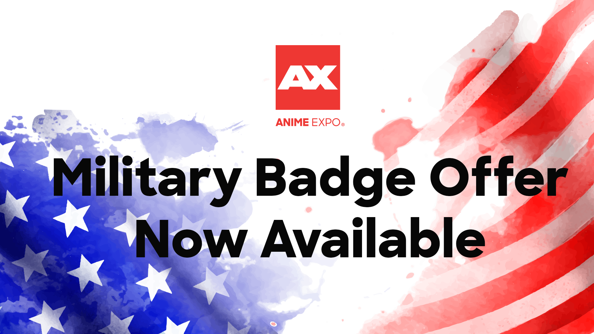 Anime Expo 2025 Military Badge Discount Offer Anime Expo